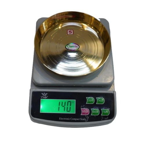 Plain Brass Pooja Plate 140g