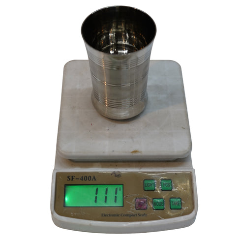 Stainless Steel Water Glass 516g Set of 4