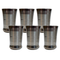 Stainless Steel Water Glass 774g Set of 6