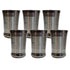 Stainless Steel Water Glass 774g Set of 6