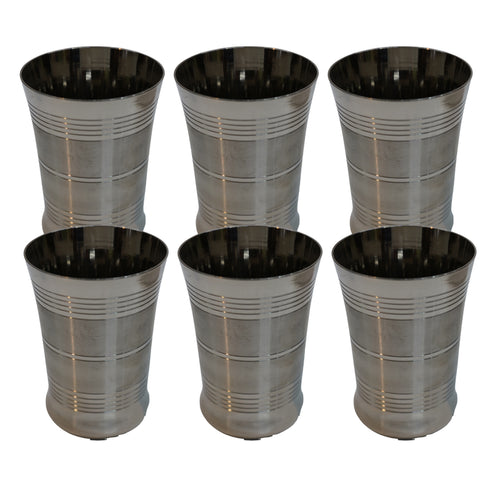 Stainless Steel Water Glass 774g Set of 6