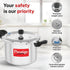 Prestige Svachh Aluminium Anti Bulge Gas And Induction Compatible Pressure Cooker 5 L Combo