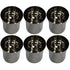 Steel Drinking Tumbler 588g Set of 6