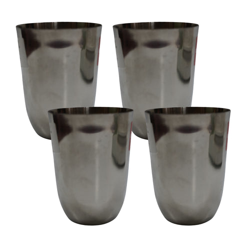 Premium Steel Juice Glass 424g Set of 4