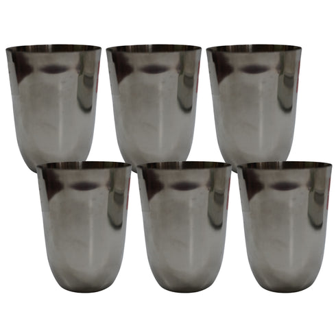 Premium Steel Juice Glass 636g Set of 6