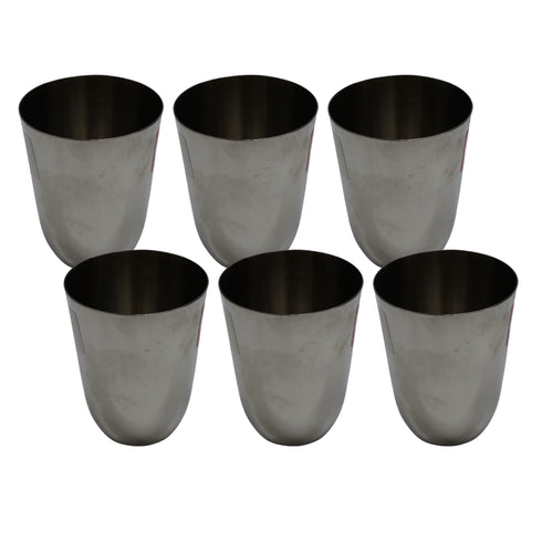 Premium Steel Juice Glass 636g Set of 6