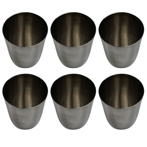 Premium Steel Juice Glass 636g Set of 6