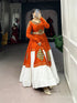 Ethenika White Concept Gamthi Navratri Lehenga Choli