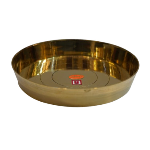Brasss small Thali 74g (Pack of 2)
