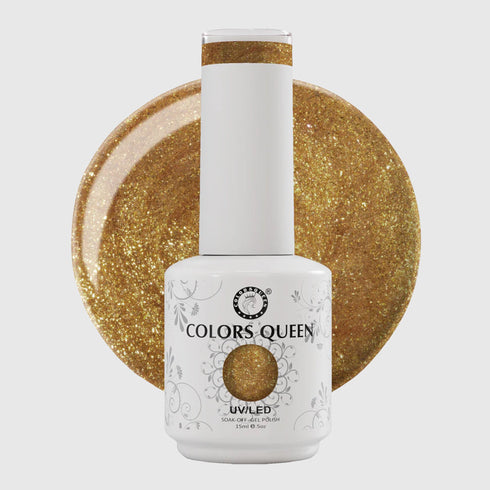 Colors Queen UV LED Soak Off Gel Polish - Glitter Nail Colors | 15 ML