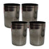 Mirror Finish Steel Glass 384g Set of 4