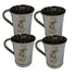Reusable Steel Water Cup 344g Set of 4