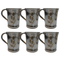 Reusable Steel Water Cup 516g Set of 6