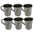 Reusable Steel Water Cup 516g Set of 6