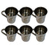 Reusable Steel Water Cup 516g Set of 6
