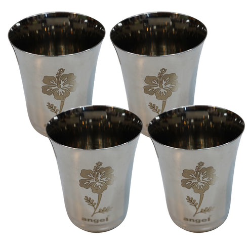 Durable Steel Drinking Cup 452g Set of 4