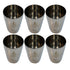 Rustproof Steel Water Glass 726g Set of 6