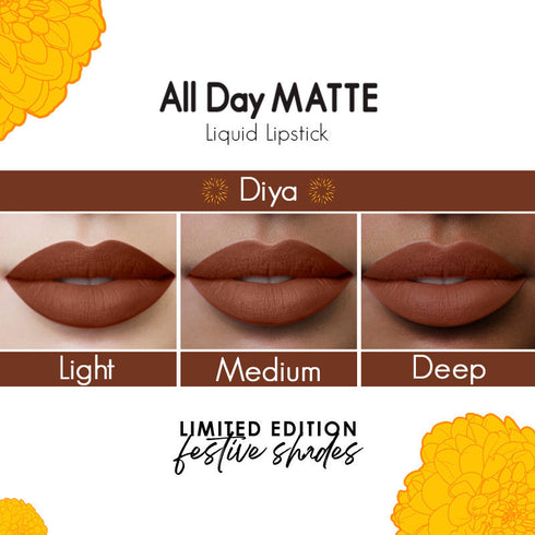 Nykaa All Day Matte Limited Edition Liquid Lipstick (2.1ml)