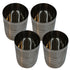 Steel Tea and Water Glass 364g Set of 4