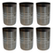 Steel Tea and Water Glass 546g Set of 6