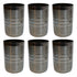 Steel Tea and Water Glass 546g Set of 6