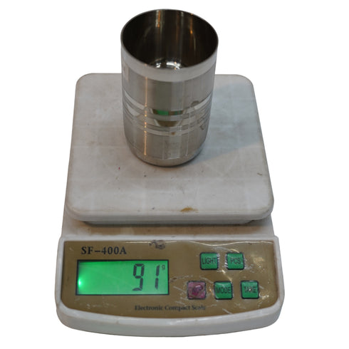Steel Tea and Water Glass 546g Set of 6