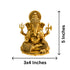 Handcrafted Brass Ganesh Idol 625g