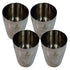 Shiny Steel Drinking Glass 400g Set of 4