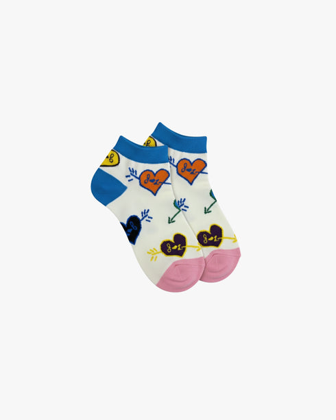 Ecoright Riot Hearts ( Pack of 2 ) Ankle Socks