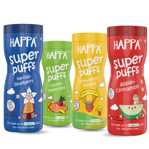 Happa Baby Puffs Variety Pack