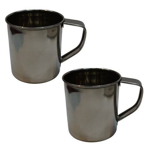 Heavy Duty Steel Glass Cup 212g Set of 2