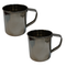 Heavy Duty Steel Glass Cup 212g Set of 2