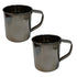 Heavy Duty Steel Glass Cup 212g Set of 2