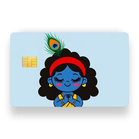 Roars Club Cute Little Krishna Debit Card Skin