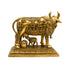Brass Kamdhenu Cow with Calf Idol 4552g