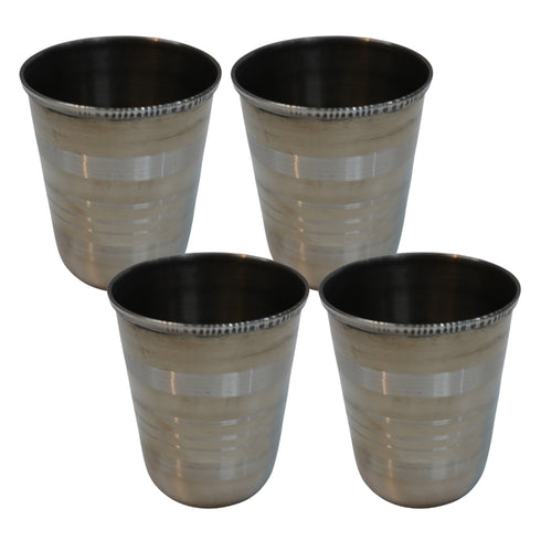 Premium Steel Serving Glass 168g Set of 4