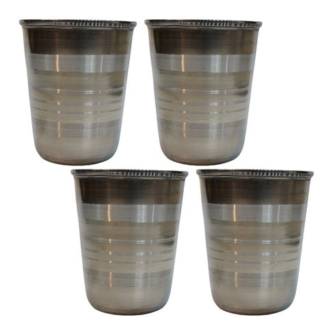 Premium Steel Serving Glass 168g Set of 4