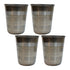 Premium Steel Serving Glass 168g Set of 4