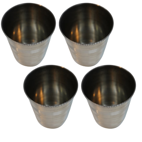 Premium Steel Serving Glass 168g Set of 4