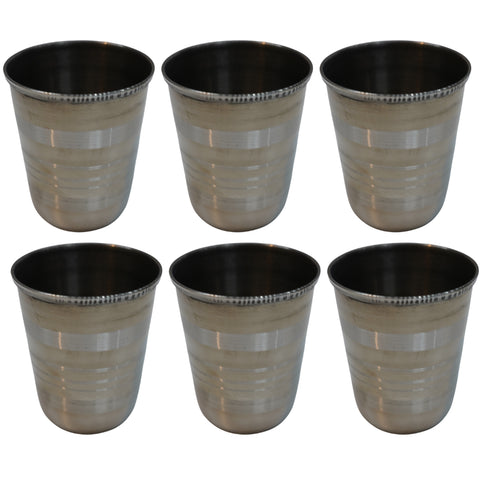 Premium Steel Serving Glass 252g Set of 6