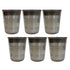 Premium Steel Serving Glass 252g Set of 6