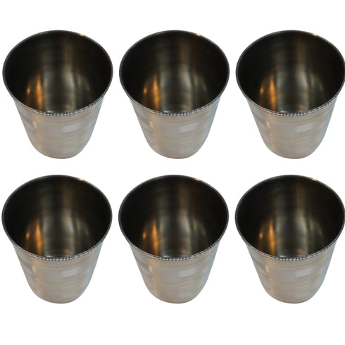 Premium Steel Serving Glass 252g Set of 6