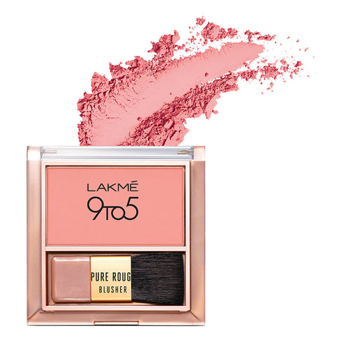 Lakme 9To5 Pure Rouge Blusher | Nude Flush