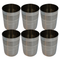Kitchen Steel Water Cup 588g Set of 6