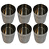 Kitchen Steel Water Cup 588g Set of 6