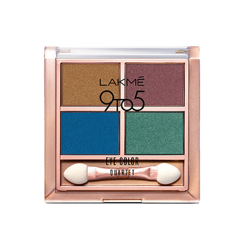 Lakme 9 To 5 Eye Color Quartet Eye Shadow Royal Peacock 7g
