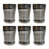 Polished Steel Juice Glass 630g Set of 6