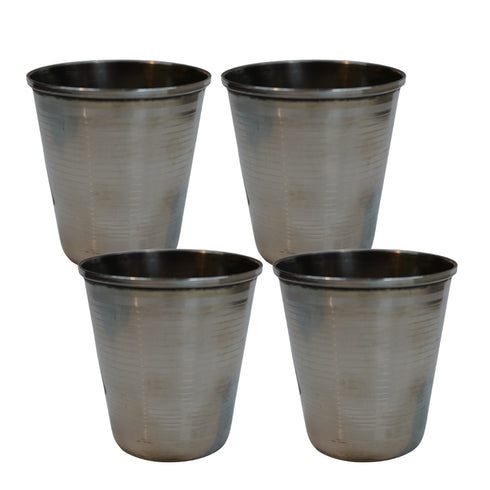 Food Grade Steel Tumbler 120g Set of 4