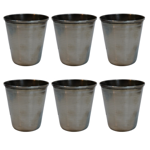 Food Grade Steel Tumbler 180g Set of 6