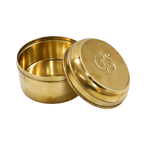 Handmade Brass Sindoor Box 160g